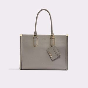 Also Valverde Taupe Tote Handbag